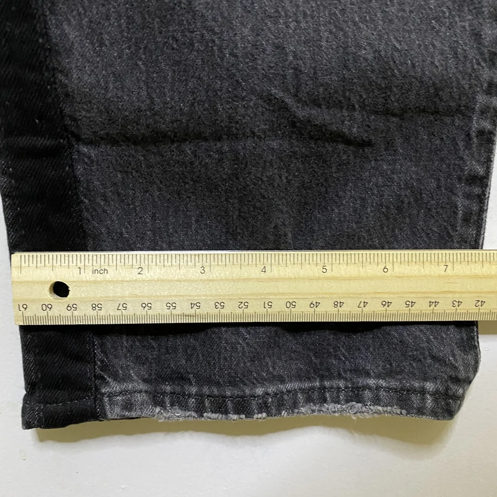 Madewell Women's Charcoal Straight Leg Jeans - Picture 14 of 16